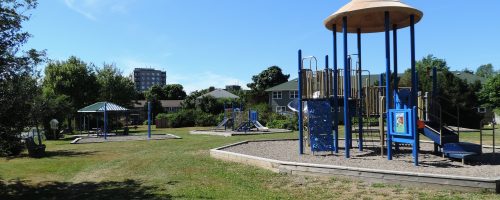 Covered Picnic area and playground