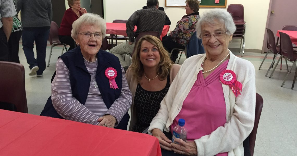 Enjoying 90+ birthday with Chebucto Connections - 2015