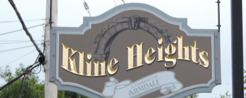 Kline Heights Sign