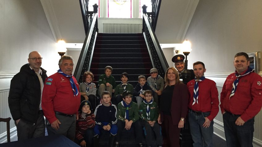 Welcoming 44th HALIFAX Scout Troop
